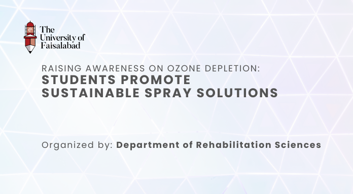 Raising Awareness on Ozone Depletion: Students Promote Sustainable Spray Solutions