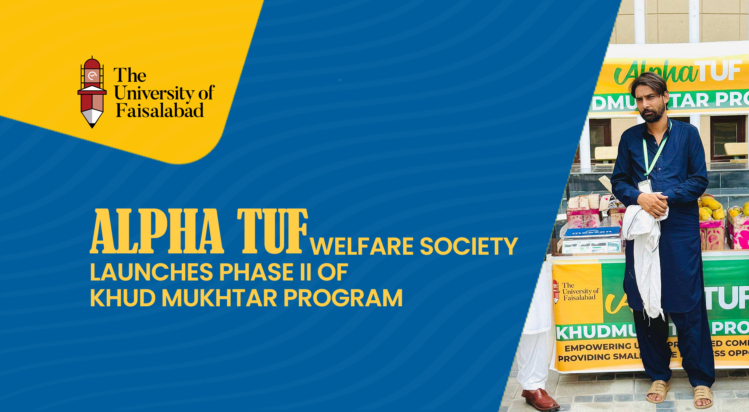 Alpha TUF Welfare Society Launches Phase II of Khud Mukhtar Program