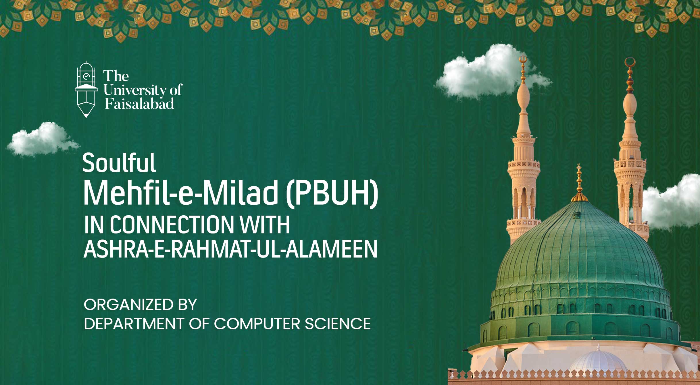 Soulful Mehfil-e-Milad (PBUH) in Connection with Ashra-e-Rahmat-ul-Alameen