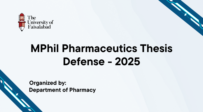 MPhil Pharmaceutics Thesis Defense | Advancing Research & Innovation at TUF
