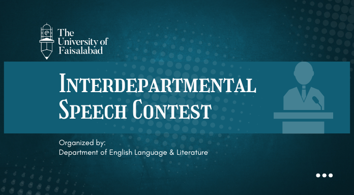 Interdepartmental Speech Contest - “State’s Role in Promoting Positive Social Media Use: Inspired by the Holy Prophet’s (S.A.W) Teachings”