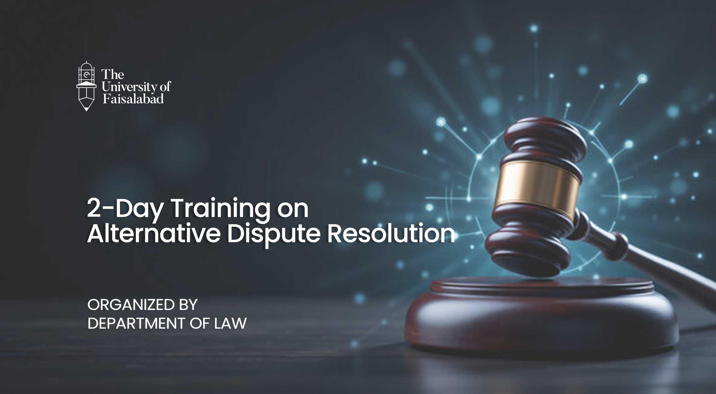 Faculty of Law Hosted 2-Day Training on Alternative Dispute Resolution