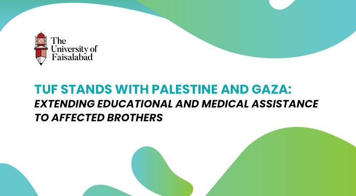 TUF Stands with Palestine and Gaza: Extending Educational and Medical Assistance to affected brothers