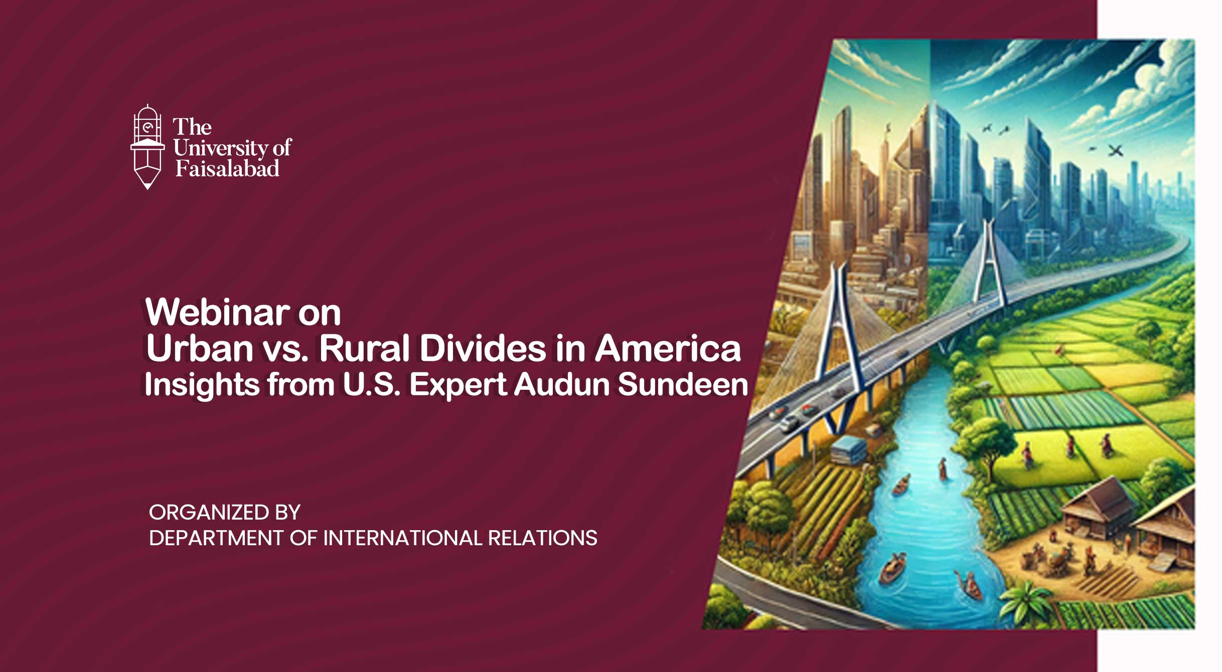Webinar on Urban vs. Rural Divides in America—Insights from U.S. Expert Audun Sundeen