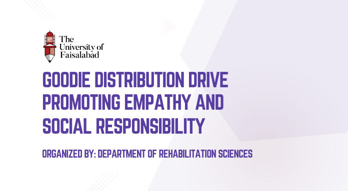 Goodie Distribution Drive Promoting Empathy and Social Responsibility
