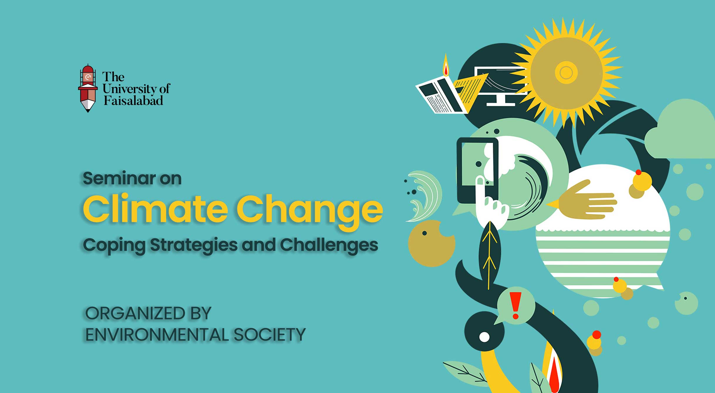 Environmental Society Hosts Seminar on “Climate Change: Coping Strategies and Challenges”