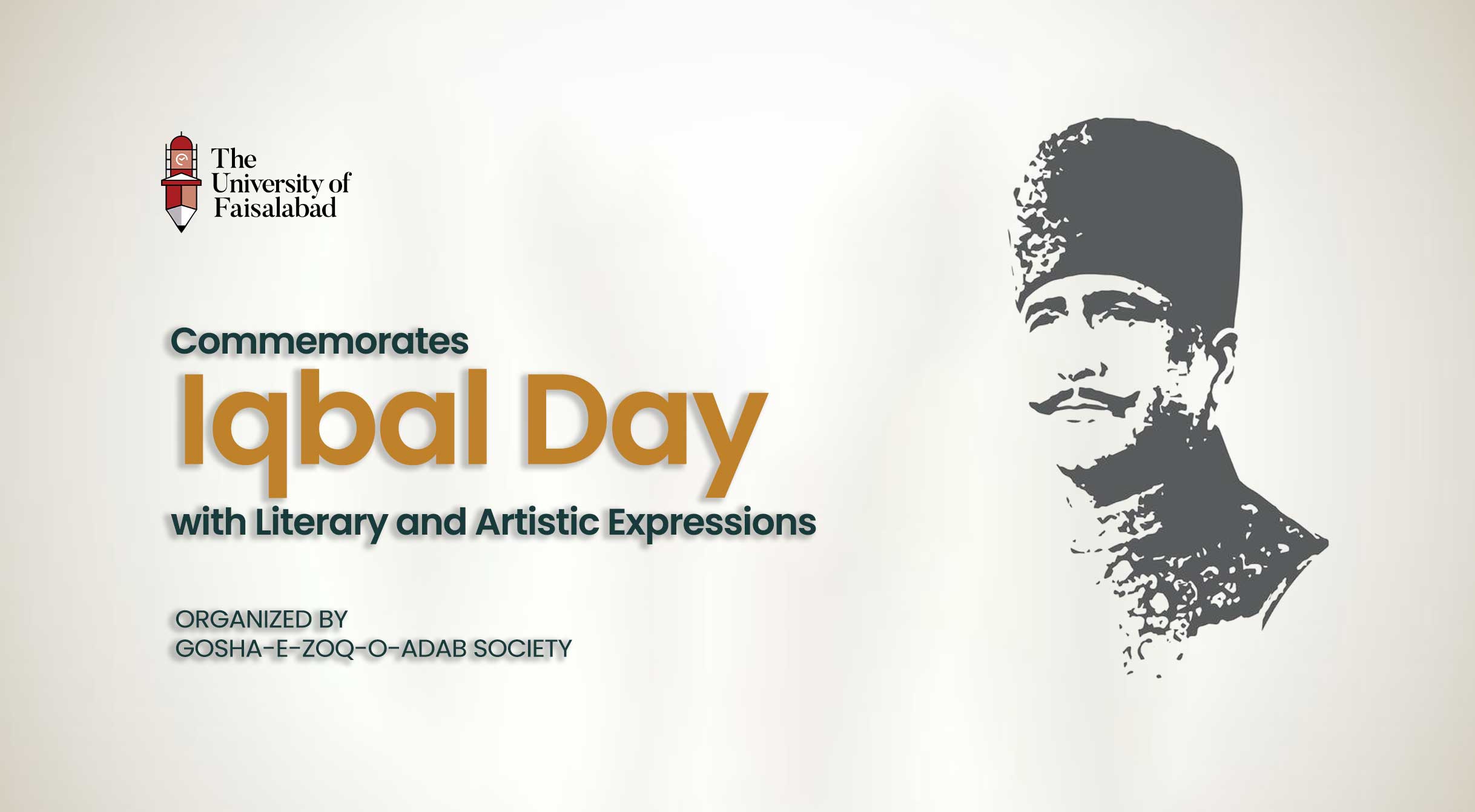 Gosha-e-Zoq-o-Adab Society Commemorates Iqbal Day with Literary and Artistic Expressions