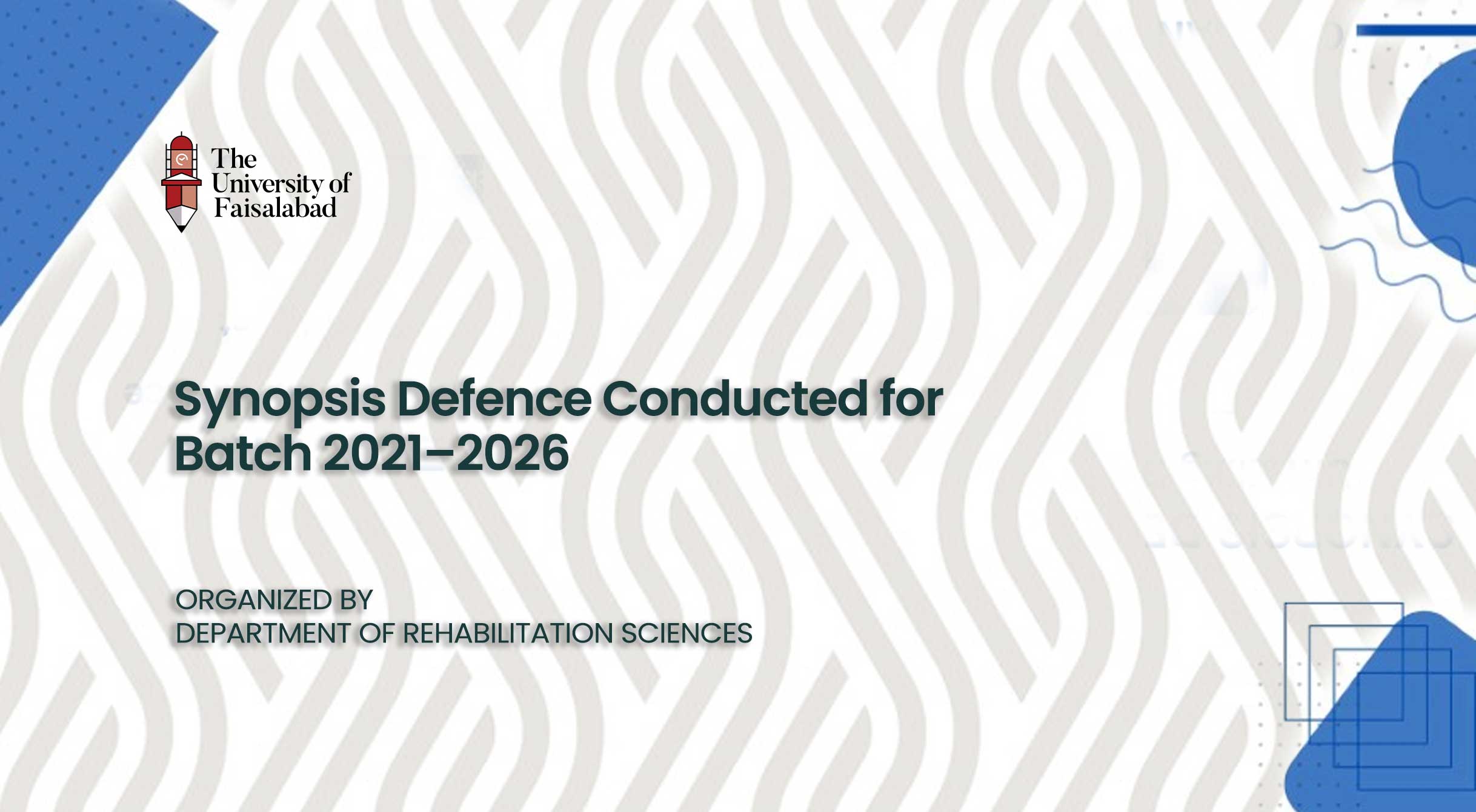 Synopsis Defence Conducted for Batch 2021–2026