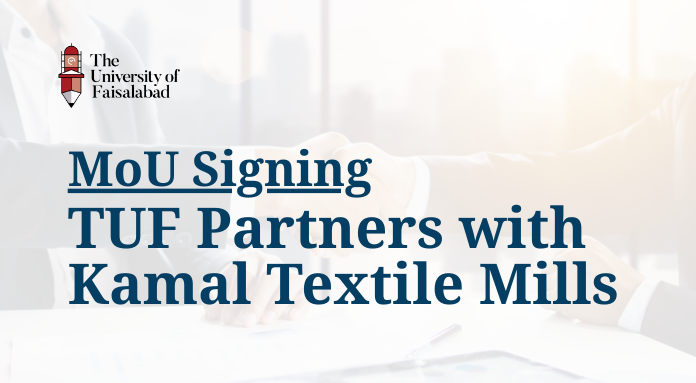 MoU Signing - TUF Partners with Kamal Textile Mills (pvt) LTD