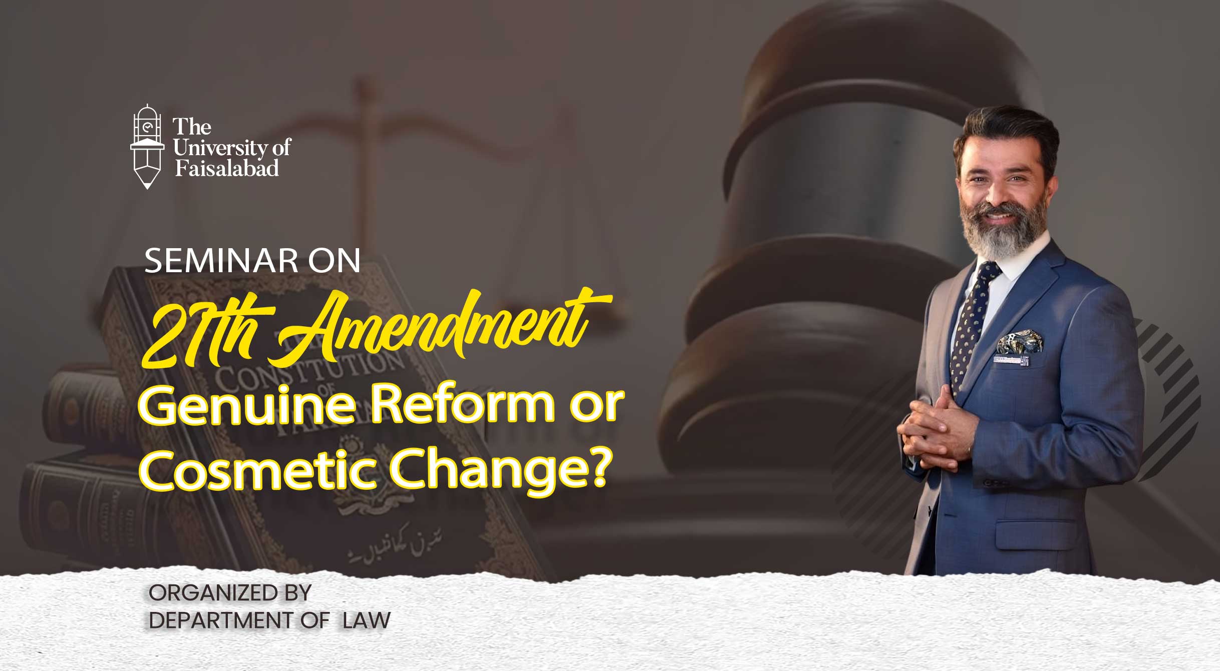 Seminar on 27th Amendment: Reform or Cosmetic Change?