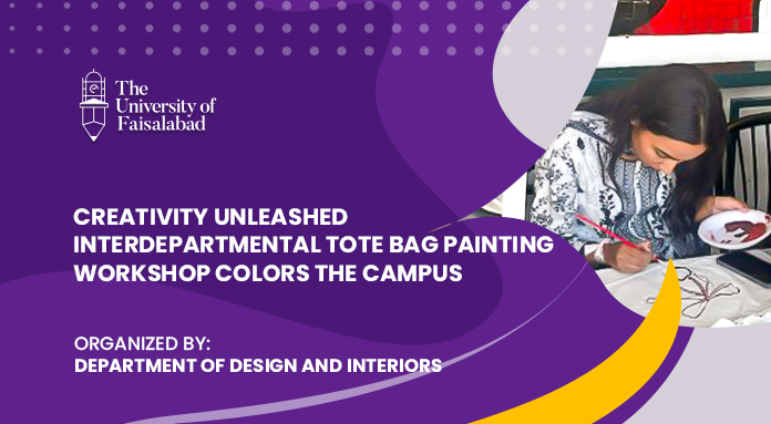 Interdepartmental Tote Bag Painting Workshop Colors the Campus