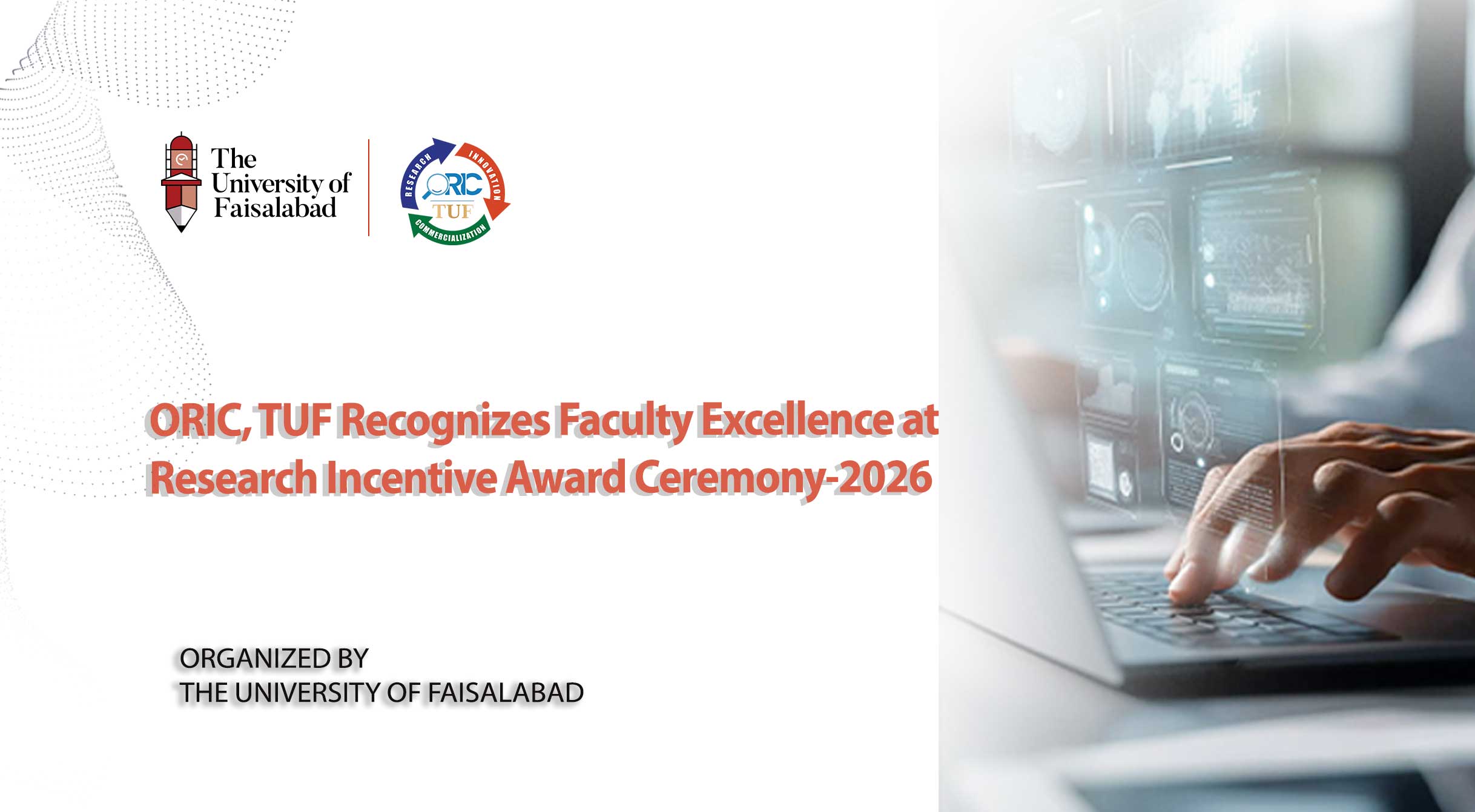 ORIC, TUF Recognizes Faculty Excellence at Research Incentive Award Ceremony-2026