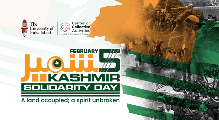 TUF Societies Converge in a Powerful Display of Advocacy and Art for Kashmir Solidarity Day