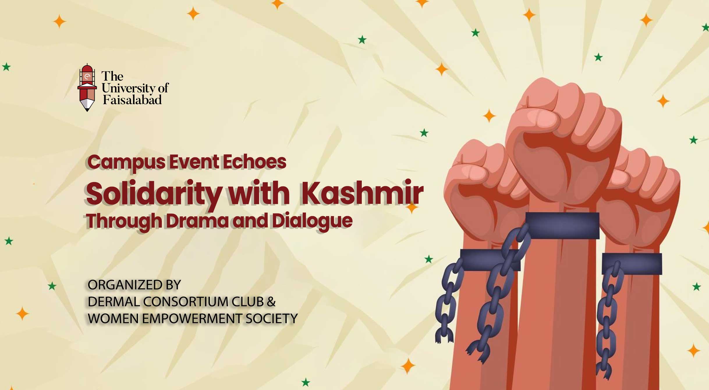 Campus Event Echoes Solidarity with Kashmir Through Drama and Dialogue
