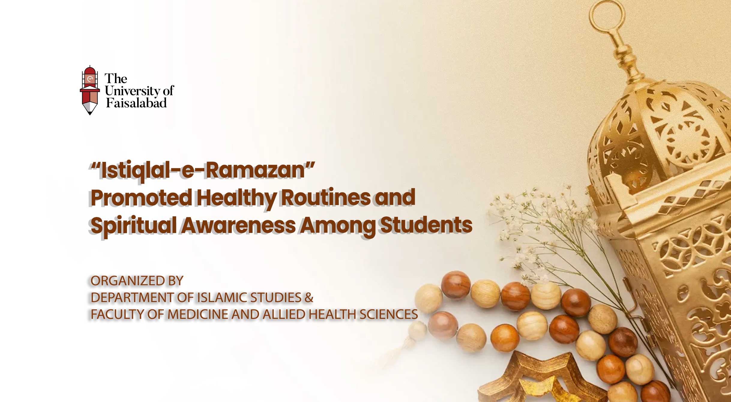 “Istiqlal-e-Ramazan” Promoted Healthy Routines and Spiritual Awareness Among Students