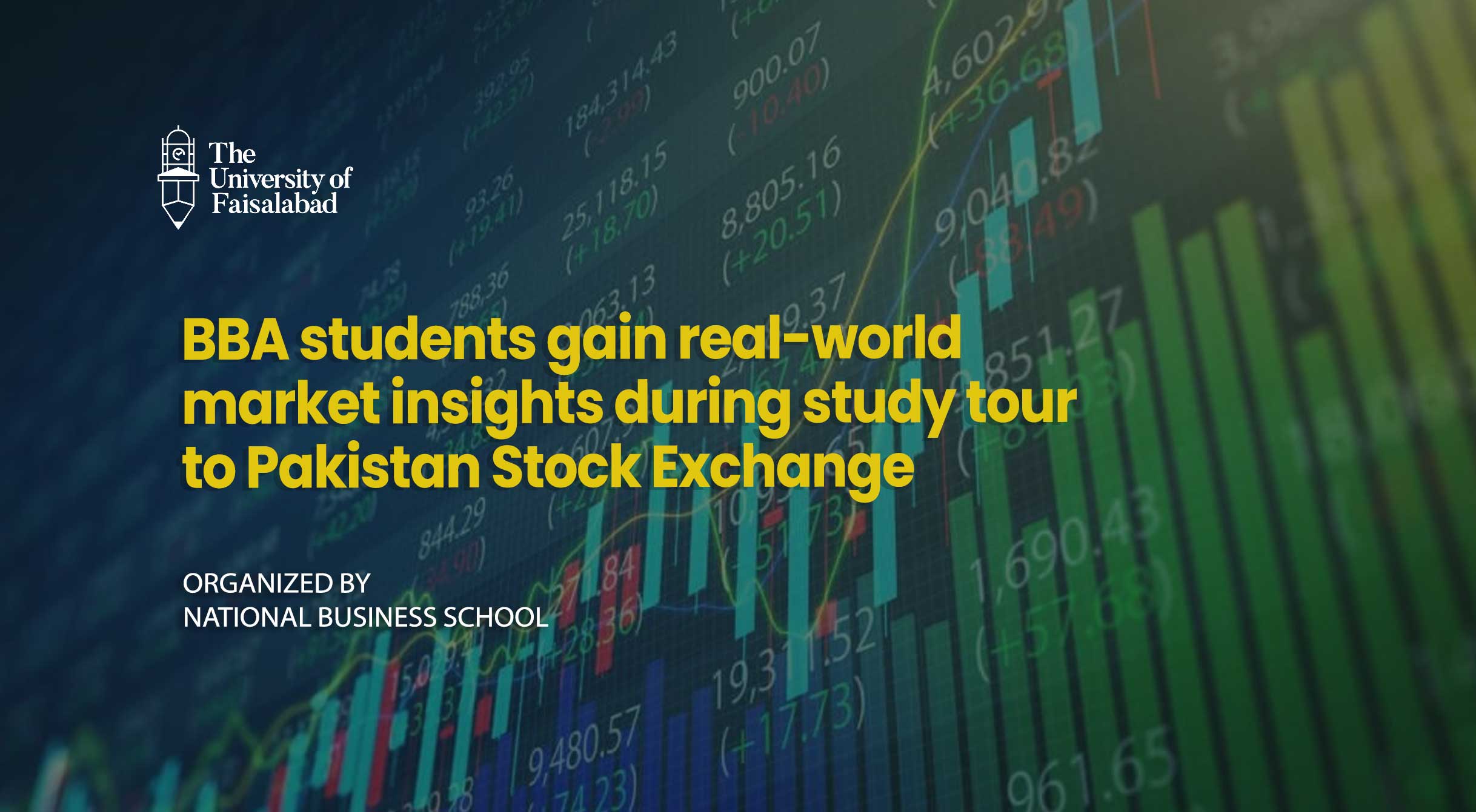 BBA students gain real-world market insights during study tour to Pakistan Stock Exchange
