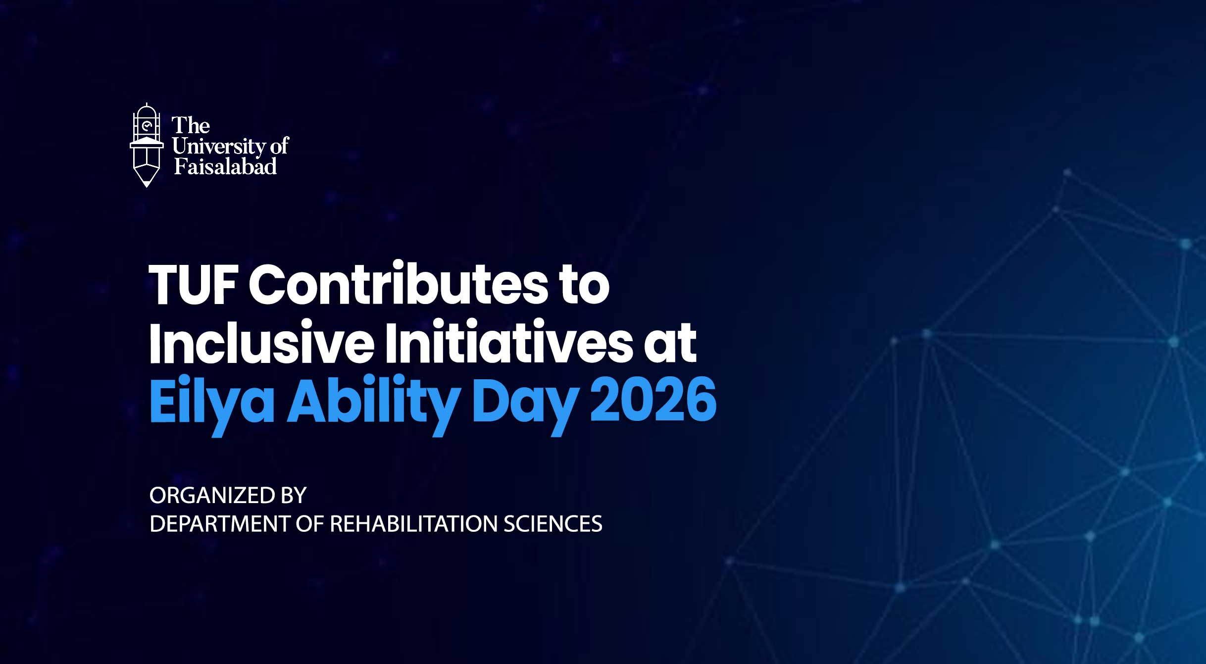 TUF Contributes to Inclusive Initiatives at Eilya Ability Day 2026