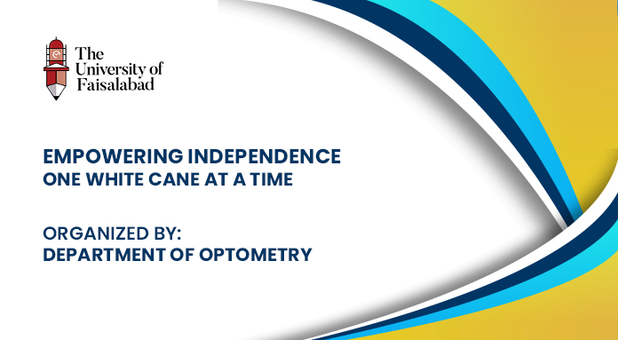 Empowering Independence: Optometry Students Lead Initiatives on White Cane Safety Day