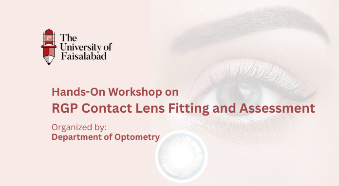 RGP Contact Lens Workshop for Optometry Students at TUF
