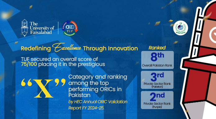 ORIC-TUF Ranked Among Pakistan’s Top Performing ORICs by HEC