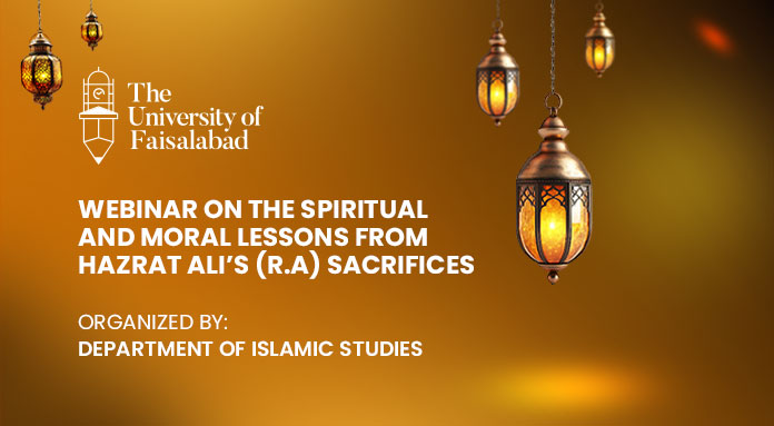 Webinar on the Spiritual and Moral Lessons from the Sacrifices of Hazrat Ali (R.A)