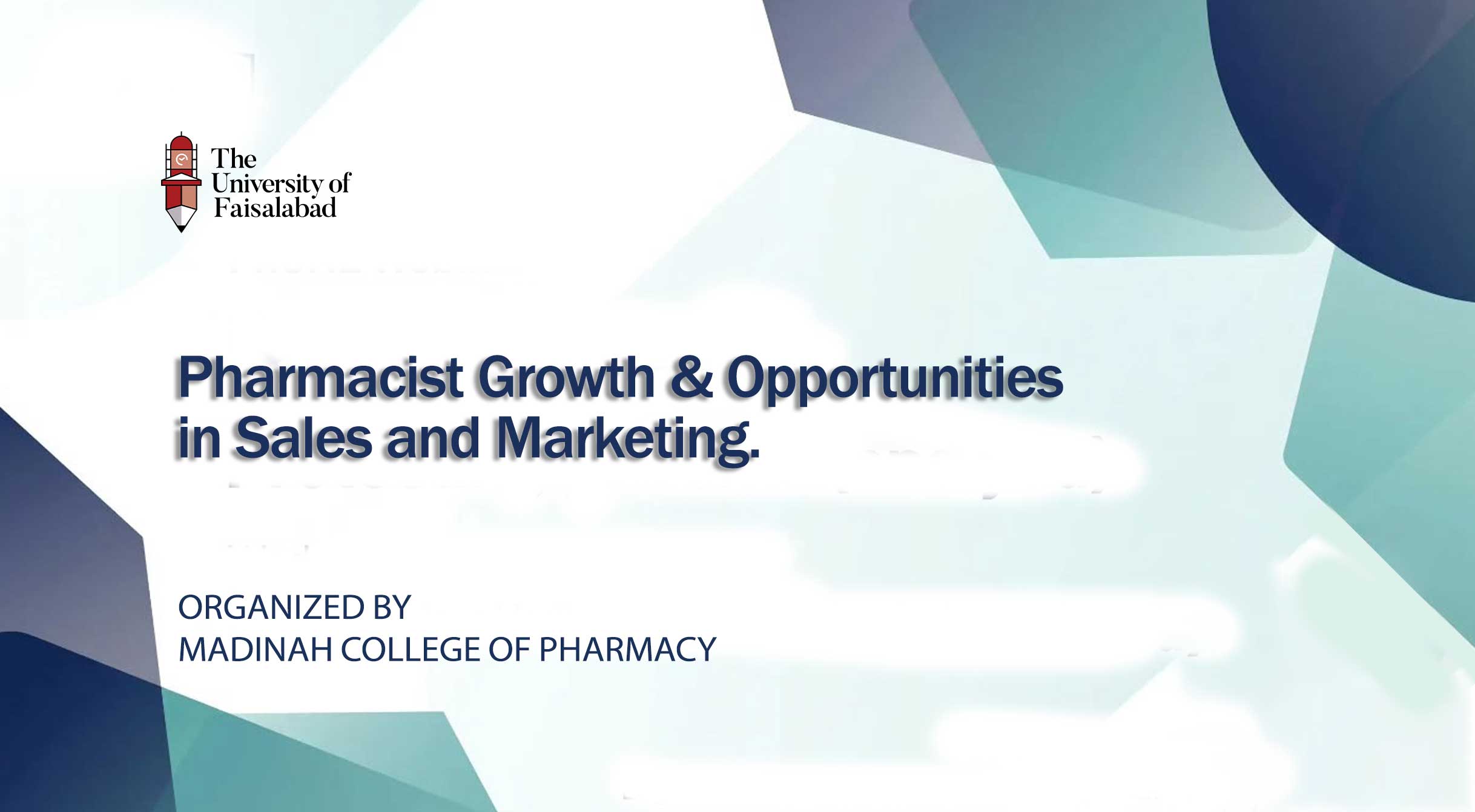 Seminar on Pharmacist Growth and Opportunities in Sales and Marketing.